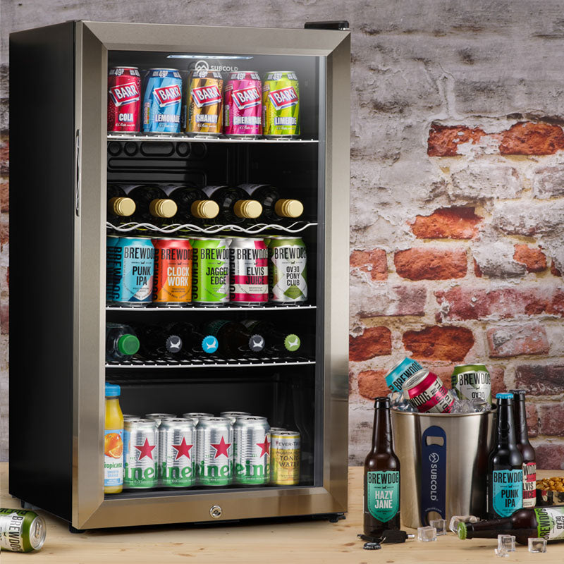 Subcold Super 85 LED Beer Fridge - Stainless Steel