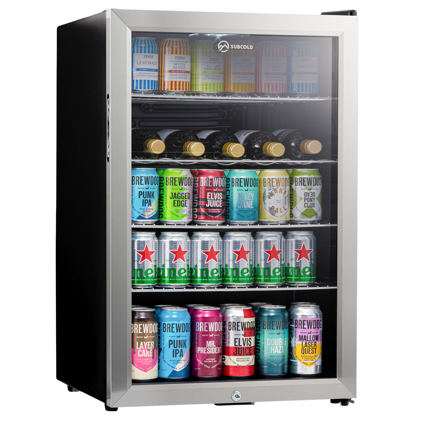 Subcold Super 115 LED Beer Fridge - Stainless Steel