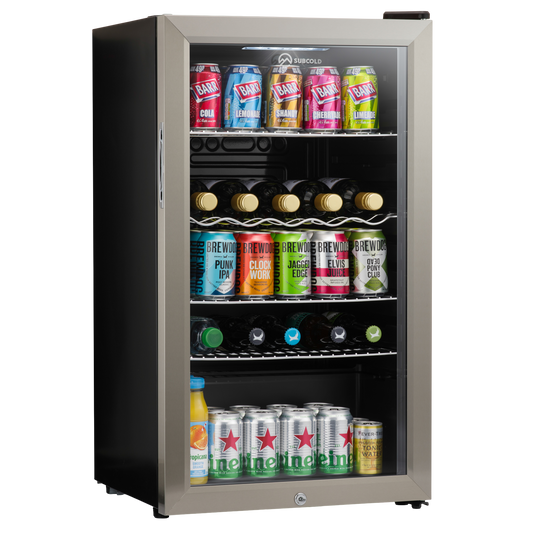 Subcold Super 85 LED Beer Fridge - Stainless Steel